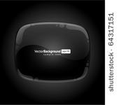 abstract glossy speech bubble...