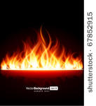 burn flame fire vector...
