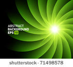 green smooth twist light lines...