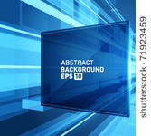 abstract 3d science wire with...