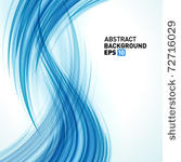 blue smooth light lines vector...