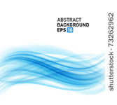 blue smooth light lines vector...