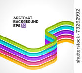 abstract 3d colorful lines...