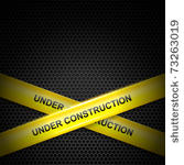 under construction lines vector ...