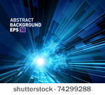 virtual technology vector...