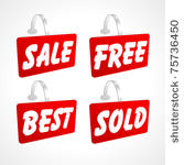 wobbler vector illustration set....