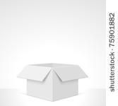 open box vector illustration....