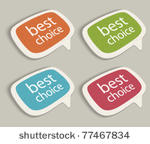 retro speech bubbles set with...