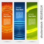 abstract trendy vector banner...