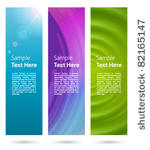 abstract trendy vector banner...