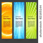 abstract trendy vector banner...