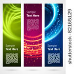 abstract trendy vector banner...