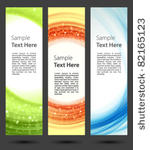 abstract trendy vector banner...