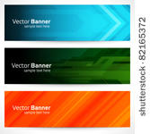 abstract trendy vector banner...
