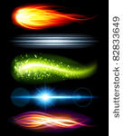 abstract digital effect set for ...