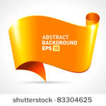 abstract scroll paper vector...