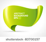 abstract scroll paper vector...