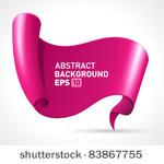 abstract scroll paper vector...