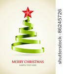 christmas tree from green...