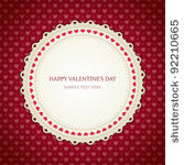valentines day vintage card...