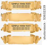 old banner vector for...