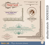 decorative elements for design...