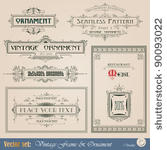 frame  border  ornament and...
