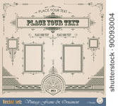 frame  border  ornament and...