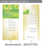 4x9 rack card brochure template ...
