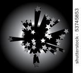vector star background design...