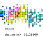 vector colorful mosaic pattern...