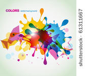 abstract eps10 colorful splash...