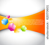 vector 3d stylish colorful...