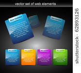 website elements design...