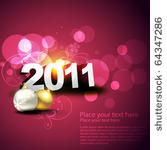 beautiful vector new year and...