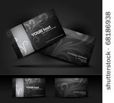 dark business card design...