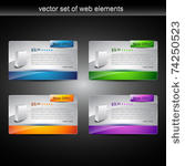 web product display item vector
