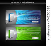 web product display item vector