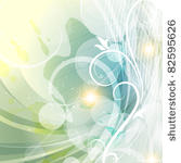 vector floral style background...