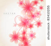 elegant soft pink color flowers ...