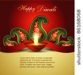 artistic indian diwali festival ...
