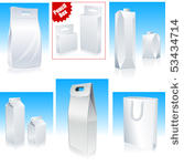 vector food and drink package.