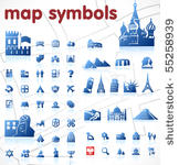 vector map symbols