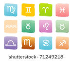 horoscope zodiac signs  vector...