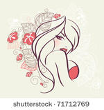 vector illustration of beauty...