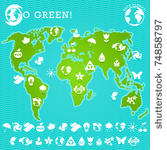 green earth map illustration