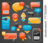 collection of website elements