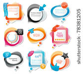 collection of website elements