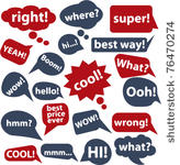 chat   speaking icons  signs ...