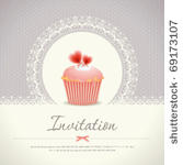 vintage cupcake background 08